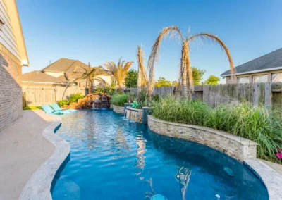 pool built by houston pool builder landmark custom pools